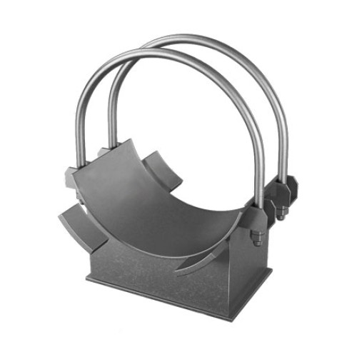 Опора хомутовая неподвижная для трубопроводов ТЭС и АЭС Ст3 630х500х500х150 мм ОСТ 34-10-618-93 в Оренбурге

