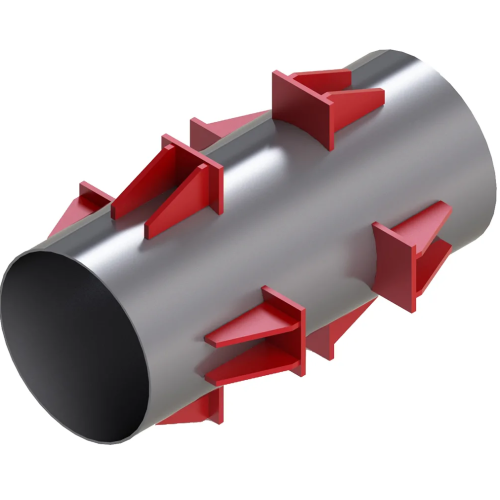 Опора неподвижная лобовая четырехупорная усиленная Т7.17 1220х12х400х1504х500 мм Серия 4.903-10 Выпуск 4