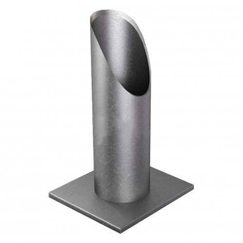 Опора неподвижная трубчатая с круто изогнутыми отводами для тепловых сетей исп. А1 Ст20 108х100 мм ОСТ 36-146-88 2,3 кг