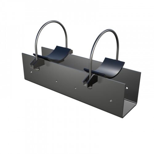 Опора подвижная хомутовая Х2 ОПХ2-100.325 325 мм ОСТ 36-94-83