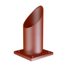 Опора неподвижная трубчатая для тепловых сетей исп. А2 09Г2С 57х150 мм ОСТ 36-146-88 1,6 кг