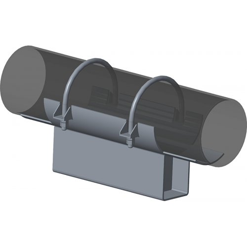 Опора неподвижная хомутовая с корпусом для тепловых сетей ТС-670.00.00 219х180х340х150 мм Серия 5.903-13 выпуск 7-95 23,7 кг