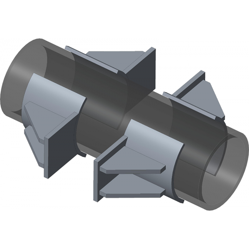 Опора неподвижная двухупорная усиленная для тепловых сетей ТС-662.00.00 1420х500х340х1704 мм Серия 5.903-13 выпуск 7-95 152 кг