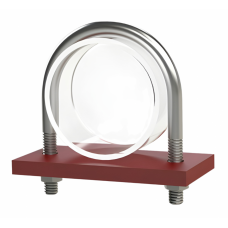 Опора неподвижная хомутовая бескорпусная для тепловых сетей исп. В 09Г2С 25 мм ОСТ 36-146-88 0,1 кг