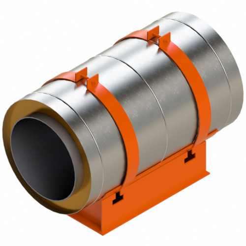 Опора скользящая хомутовая ТС-626.000 820х500х100 мм Серия 5.903-13 выпуск 8-95 67,7 кг