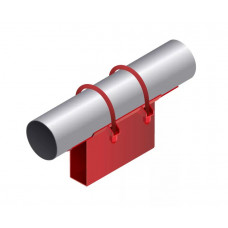 Опора неподвижная приварная корпусная для тепловых сетей исп. А11 / АС11 09Г2С 76х50х170х100 мм ОСТ 36-146-88 1,3 кг