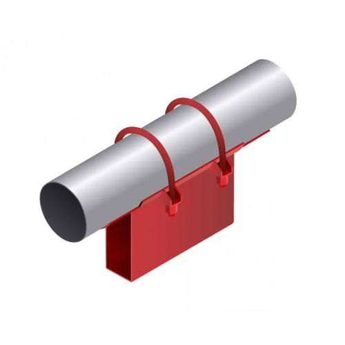 Опора неподвижная приварная корпусная для тепловых сетей исп. А22 / АС22 ВСт3 219х200х340х150 мм ОСТ 36-146-88 7,3 кг