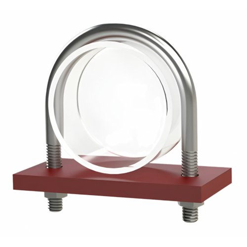 Опора неподвижная хомутовая бескорпусная для тепловых сетей исп. Б 09Г2С 159 мм ОСТ 36-146-88 2,32 кг